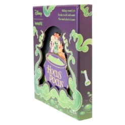 Loungefly Disney Hocus Pocus Cauldron 3 Inch Collector Box Pin -Loungefly WDPN3126 LFDISNEYHOCUSPOCUSCAULDRON3INPIN2805SIDE