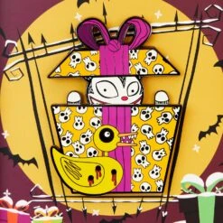 Loungefly Disney The Nightmare Before Christmas Scary Teddy Present 3 Inch Collector Box Pin -Loungefly WDPN3131 LFDISNEYNIGHTMAREBEFORECHRISTMASSCARYTEDDYPRESENT3INPIN2802MOVEMENT