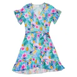 Loungefly Stitch Shoppe Disney Lilo And Stitch Tropical Wrap Ilana Dress