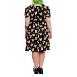 Loungefly Stitch Shoppe Disney Minnie Mouse Pumpkin Balloon Allison Dress -Loungefly WDSSDR0037 SSDISNEYSPOOKYBALLOONSALLISONDRESS 003