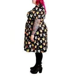 Loungefly Stitch Shoppe Disney Minnie Mouse Pumpkin Balloon Allison Dress -Loungefly WDSSDR0037 SSDISNEYSPOOKYBALLOONSALLISONDRESS 005