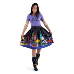 Loungefly Stitch Shoppe Disney Villains Happily Never After "Ariana" Top -Loungefly WDSSSH0017 VillainsHappilyNeverA 3