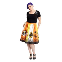 Loungefly Stitch Shoppe Mickey Mouse Spider Web Kelly Fashion Top -Loungefly WDSSSH0024 SSDISNEYMICKEYPUMPKIN 4