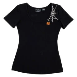 Loungefly Stitch Shoppe Mickey Mouse Spider Web Kelly Fashion Top -Loungefly WDSSSH0024 SSDISNEYMICKEYSPIDERW