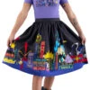 Loungefly Stitch Shoppe Disney Villains Books And Icons "Sandy" Skirt -Loungefly WDSSST0016 VillainsBooks IconsSa