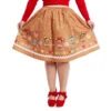 Loungefly Stitch Shoppe Disney Gingerbread Friends Sandy Skirt -Loungefly WDSSST0025 SSDISNEYINGERBREADFRI