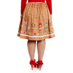 Loungefly Stitch Shoppe Disney Gingerbread Friends Sandy Skirt -Loungefly WDSSST0025 SSDISNEYINGERBREADFRI 2