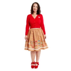 Loungefly Stitch Shoppe Disney Gingerbread Friends Sandy Skirt -Loungefly WDSSST0025 SSDISNEYINGERBREADFRI 4