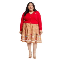 Loungefly Stitch Shoppe Disney Holiday Gingerbread Characters Alexa Sweater -Loungefly WDSSSW0003 SSDISNEYHOLIDAYGINGER 5