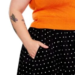 Loungefly Stitch Shoppe Disney Minnie Mouse Pumpkin Balloon Domonique Cardigan -Loungefly WDSSSW0004 SSDISNEYMINNIESPOOKYBALLOONDOMONIQUEPUFFCARDIGAN 004