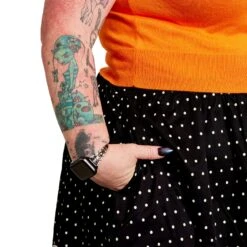 Loungefly Stitch Shoppe Disney Minnie Mouse Pumpkin Balloon Domonique Cardigan -Loungefly WDSSSW0004 SSDISNEYMINNIESPOOKYBALLOONDOMONIQUEPUFFCARDIGAN 008