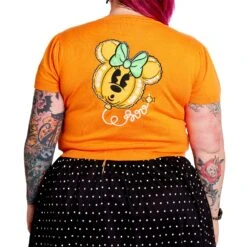 Loungefly Stitch Shoppe Disney Minnie Mouse Pumpkin Balloon Domonique Cardigan -Loungefly WDSSSW0004 SSDISNEYMINNIESPOOKYBALLOONDOMONIQUEPUFFCARDIGAN 010