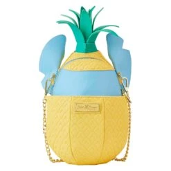 Stitch Shoppe Loungefly Disney Lilo And Stitch Figural Pineapple Crossbody Bag -Loungefly WDSSTB0031 SSDISNEYLILOANDSTITCHFIGURALPINEAPPLECROSSBODYBAG1343BACK