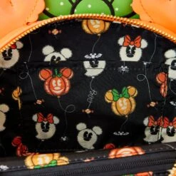 Loungefly Stitch Shoppe Disney Minnie Mouse Pumpkin Balloon Crossbody Bag -Loungefly WDSSTB0032 SSDISNEYMINNIESPOOKYBALLOONFIGURALCROSSBODY2687INSIDE