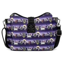 Loungefly Disney NBC Halloween Line Crossbody Bag 11 Loungefly Disney NBC Halloween Line Crossbody Bag -Loungefly WDTB2273 NBCHalloweenLineAOPCros 4