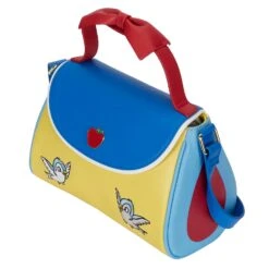 Loungefly Disney Snow White Cosplay Bow Crossbody -Loungefly WDTB2468 LFDISNEYSNOWWHITECOSPLAYBOWHANDBAG TOP 026