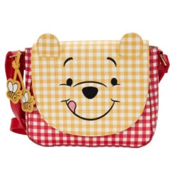 Loungefly Disney Winnie The Pooh Gingham Crossbody Bag -Loungefly WDTB2484 LFDISNEYWINNIETHEPOOHGI