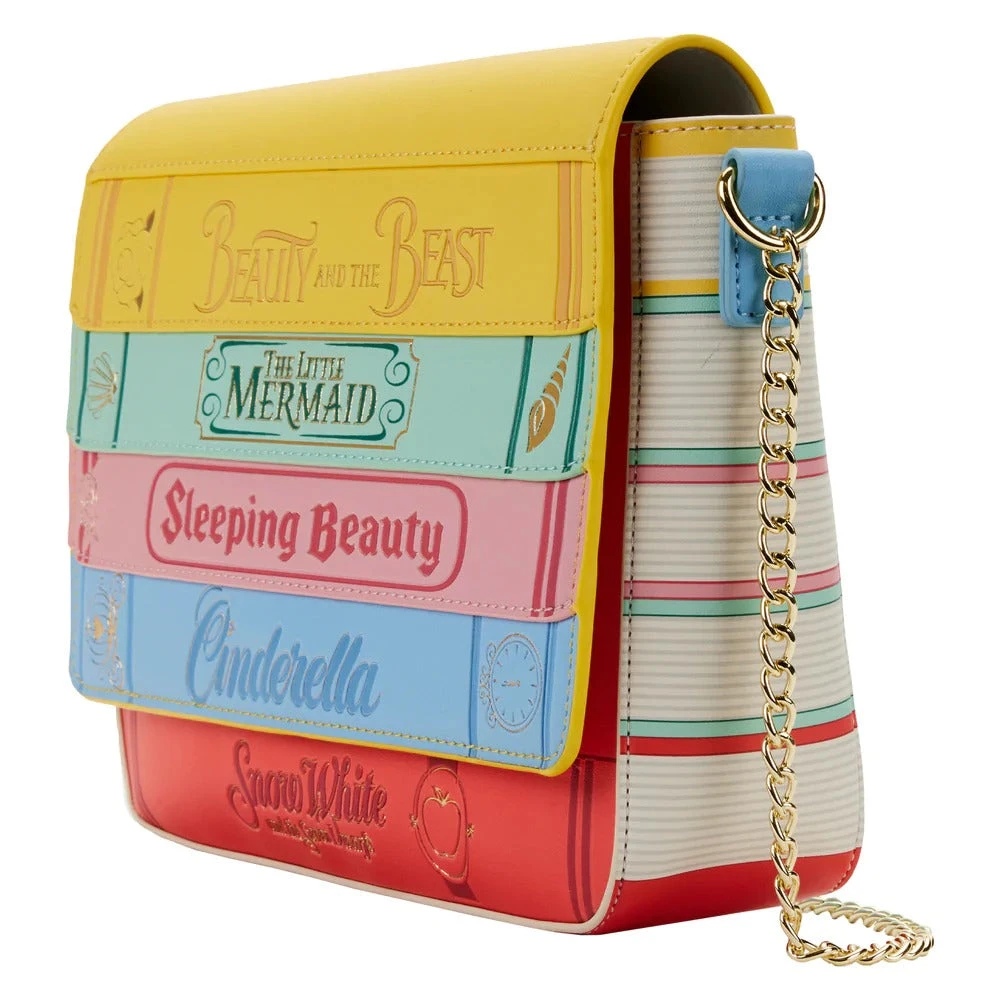 Loungefly Disney Princess Books Classics Crossbody Bag 8 Loungefly Disney Princess Books Classics Crossbody Bag - Image 6