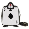 Loungefly Disney Alice In Wonderland Ace Of Spades Crossbody Bag -Loungefly WDTB2586 LFDISNEYAIWACEOFHEARTSC
