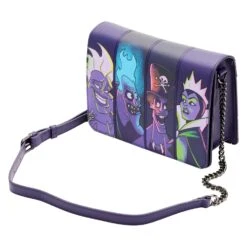 Loungefly Disney Villains In The Dark Crossbody -Loungefly WDTB2608 LFDISNEYVILLAINSINTHEDARKCROSSBODYBAG0019QUARTER