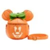 Loungefly Disney Glow Face Pumpkin Minnie Crossbody -Loungefly WDTB2612 LFDISNEYGLOWFACEPUMPKINMINNIEFIGURALCROSSBODYBAG0013FRONTcopy