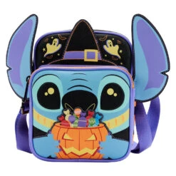 Loungefly Disney Lilo & Stitch Halloween Candy Cosplay Passport Bag