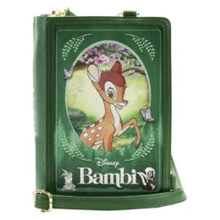 Loungefly Disney Classic Books Bambi Convertible Crossbody Bag