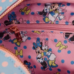 Loungefly Disney Minnie Pastel Color Block Dots Crossbody Bag -Loungefly WDTB2717 LFDISNEYMINNIEPASTELCOL 4