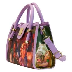 Loungefly Disney Rapunzel Princess Scene Crossbody Bag -Loungefly WDTB2718 LFDISNEYRAPUNZELPRINCESSSCENECROSSBODY3508SIDE
