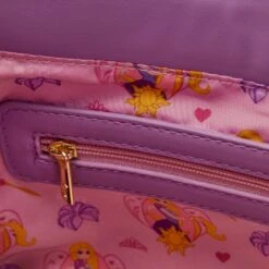 Loungefly Disney Rapunzel Princess Scene Crossbody Bag -Loungefly WDTB2718 LFDISNEYRAPUNZELPRINCESSSCENECROSSBODY3513INSIDE