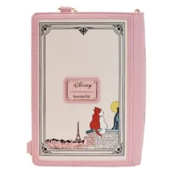 Loungefly Disney The Aristocats Classic Book Convertible Crossbody Bag -Loungefly WDTB2719 LFDISNEYTHEARISTOCATSCLASSICBOOKCONVERTIBLECROSSBODY3431BACK