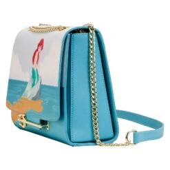 Loungefly Disney Little Mermaid Tritons Gift Crossbody Bag -Loungefly WDTB2721 LFDISNEYLITTLEMERMAIDTRITONSGIFTCROSSBODY3056SIDE
