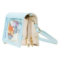 Loungefly Disney Lady And The Tramp Classic Book Convertible Crossbody Bag -Loungefly WDTB2738 LFDISNEYLADYANDTHETRAMPCLASSICBOOKCONVERTIBLECROSSBODYBAG0884SIDE2