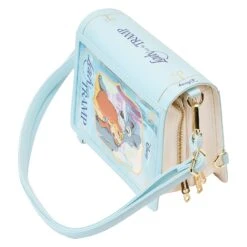 Loungefly Disney Lady And The Tramp Classic Book Convertible Crossbody Bag -Loungefly WDTB2738 LFDISNEYLADYANDTHETRAMPCLASSICBOOKCONVERTIBLECROSSBODYBAG0885QUARTER