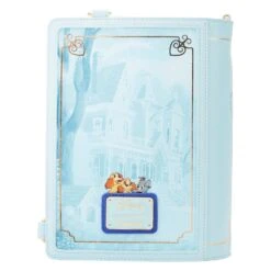Loungefly Disney Lady And The Tramp Classic Book Convertible Crossbody Bag -Loungefly WDTB2738 LFDISNEYLADYANDTHETRAMPCLASSICBOOKCONVERTIBLECROSSBODYBAG0887BACK