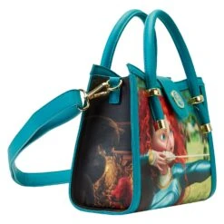 Loungefly Disney Brave Merida Princess Scene Crossbody Bag -Loungefly WDTB2739 LFDISNEYBRAVEMERIDAPRINCESSSCENECROSSBODY0653SIDE2