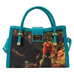Loungefly Disney Brave Merida Princess Scene Crossbody Bag -Loungefly WDTB2739 LFDISNEYBRAVEMERIDAPRINCESSSCENECROSSBODY0654BACK