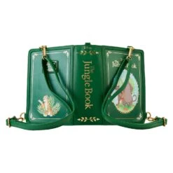 Loungefly Disney Jungle Book Convertible Crossbody Bag -Loungefly WDTB2786 LFDISNEYJUNGLEBOOKCONVERTIBLECROSSBODYBAG0755BACKOPEN
