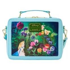 Loungefly Disney Alice In Wonderland Classic Movie Lunch Box Crossbody Bag -Loungefly WDTB2788 LFDISNEYALICEINWONDERLANDCLASSICMOVIELUNCHBOXCROSSBODY0571BACK