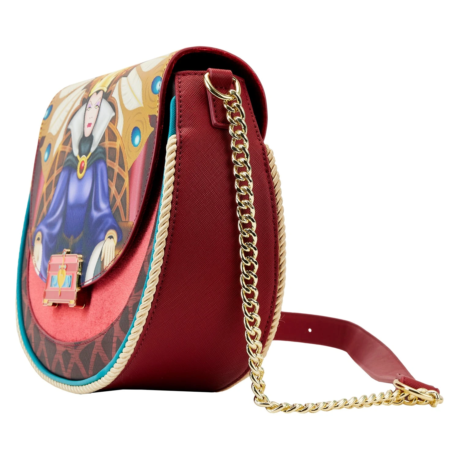 Loungefly Disney Snow White Evil Queen Throne Crossbody Bag 4 Loungefly Disney Snow White Evil Queen Throne Crossbody Bag - Image 2