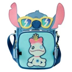 Loungefly Disney Stitch Beach Day Crossbuddy Bag -Loungefly WDTB2807 LFDISNEYSTITCHBEACHDAYCROSSBUDDYBAG0811POUCH1