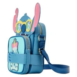 Loungefly Disney Stitch Beach Day Crossbuddy Bag -Loungefly WDTB2807 LFDISNEYSTITCHBEACHDAYCROSSBUDDYBAG0813SIDE