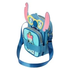 Loungefly Disney Stitch Beach Day Crossbuddy Bag -Loungefly WDTB2807 LFDISNEYSTITCHBEACHDAYCROSSBUDDYBAG0814QUARTER