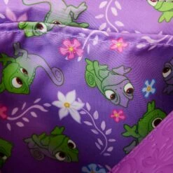 Loungefly Disney Tangled Rapunzel Cosplay Magic Flower Crossbody Bag -Loungefly WDTB2832 LFDISNEYTANGLEDRAPUNZELCOSPLAYMAGICFLOWERCROSSBODY1678INSIDE