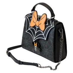 Loungefly Disney Minnie Mouse Spider Crossbody Bag -Loungefly WDTB2841 LFDISNEYMINNIEMOUSESPIDERCROSSBODY2700QUARTER