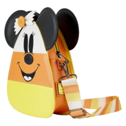 Loungefly Disney Mickey And Minnie Candy Corn Crossbody -Loungefly WDTB2853 LFDISNEYMICKEYANDMINNIECANDYCORNCROSSBODY3294SIDE