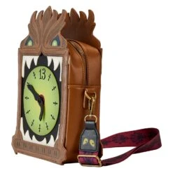 Loungefly Disney Haunted Mansion Clock Crossbody Bag -Loungefly WDTB2863 LFDISNEYHAUNTEDMANSIONCLOCKCROSSBODYBAG3353SIDE