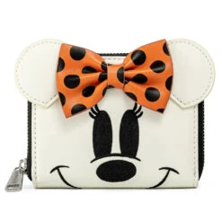 Loungefly Disney Ghost Minnie Glow-in-the-Dark Ziparound Wallet -Loungefly WDWA1753 MinnieGlowInTheDarkZipa 1