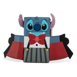 Loungefly Disney Vampire Stitch Bowtie Wallet -Loungefly WDWA1758 VampireStitchBowTieFlap 1