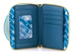 Loungefly Disney Snowman Mickey Minnie Snow Globe Ziparound Wallet -Loungefly WDWA1786 MickeyMinnieSnowmanSnowGlobeZipAroundWallet Inside HiRes